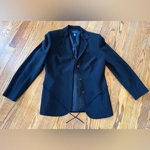 Ann Taylor black blazer size 8 petite.